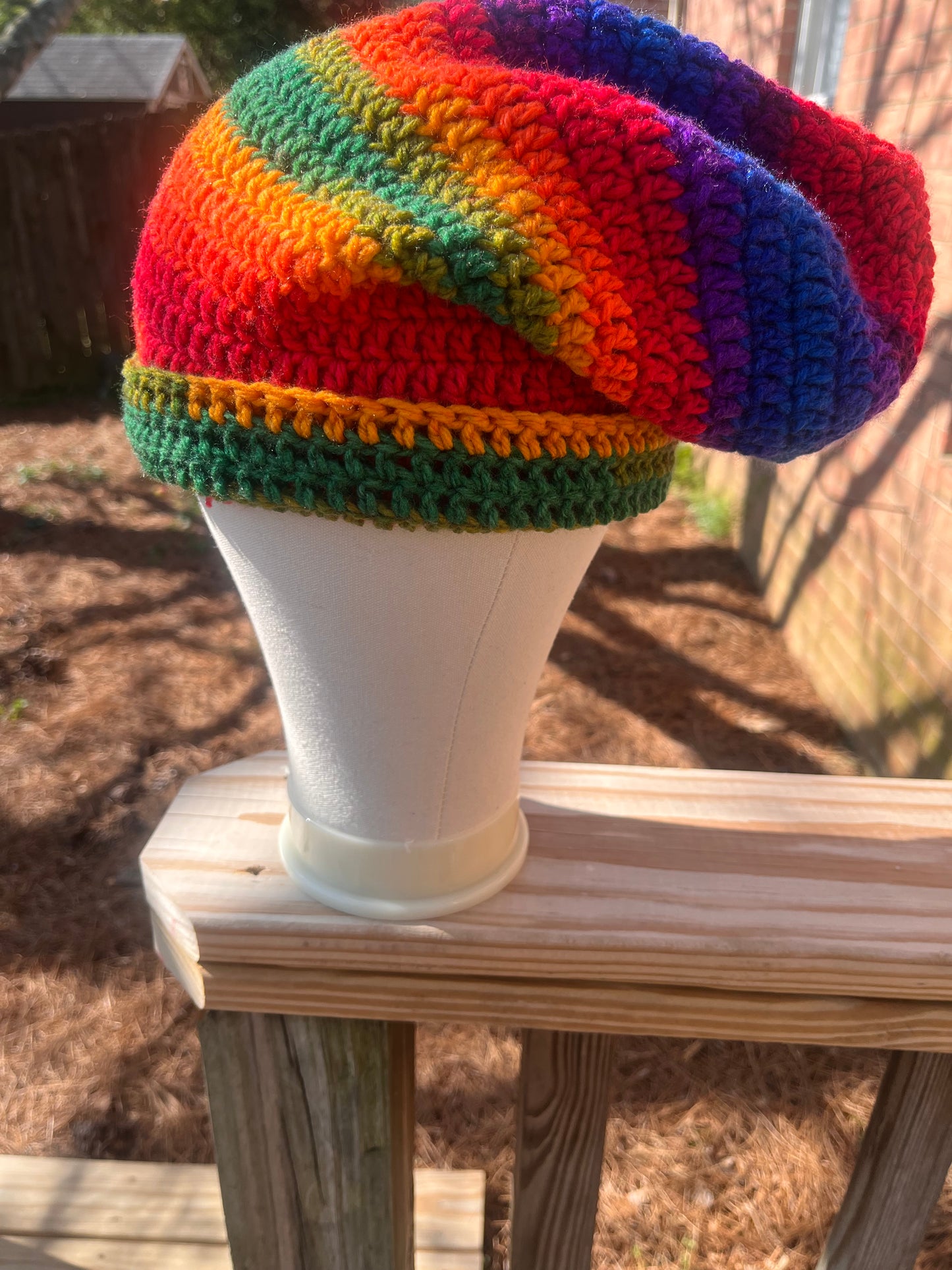 Tropical Large Slouchy Beanie