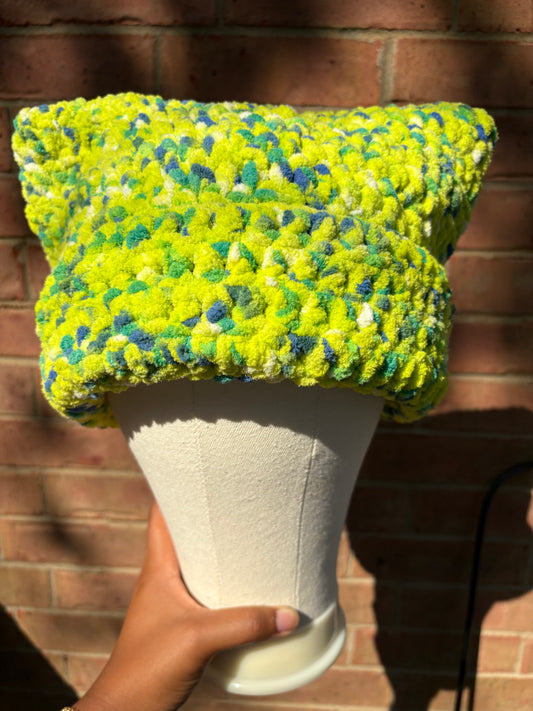 Syd Cat Ear Chunky Beanie