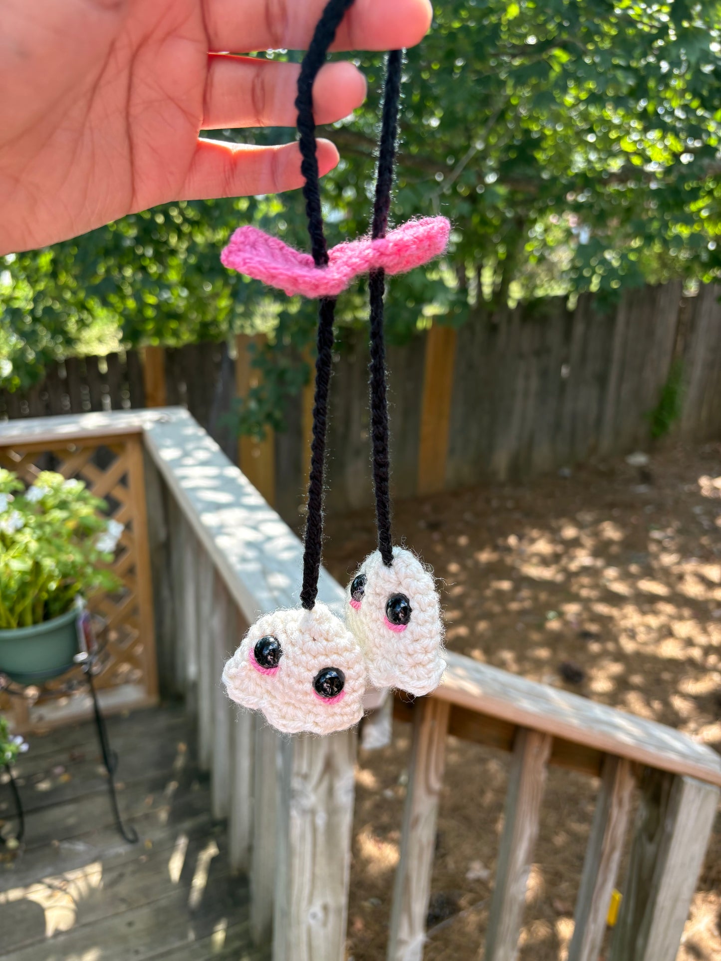 Ghost Crochet Hanger