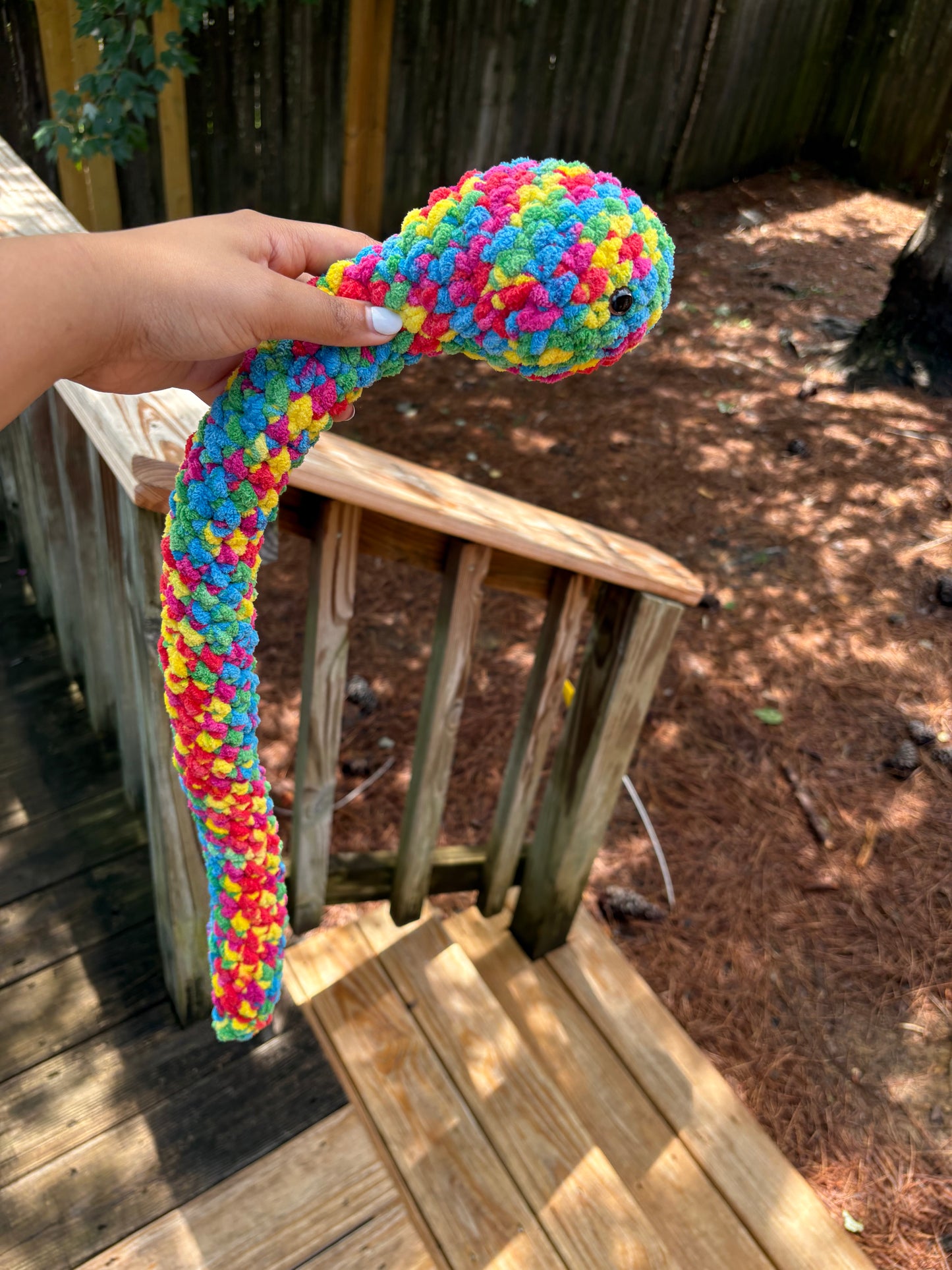 Rainbow Snake Plushie