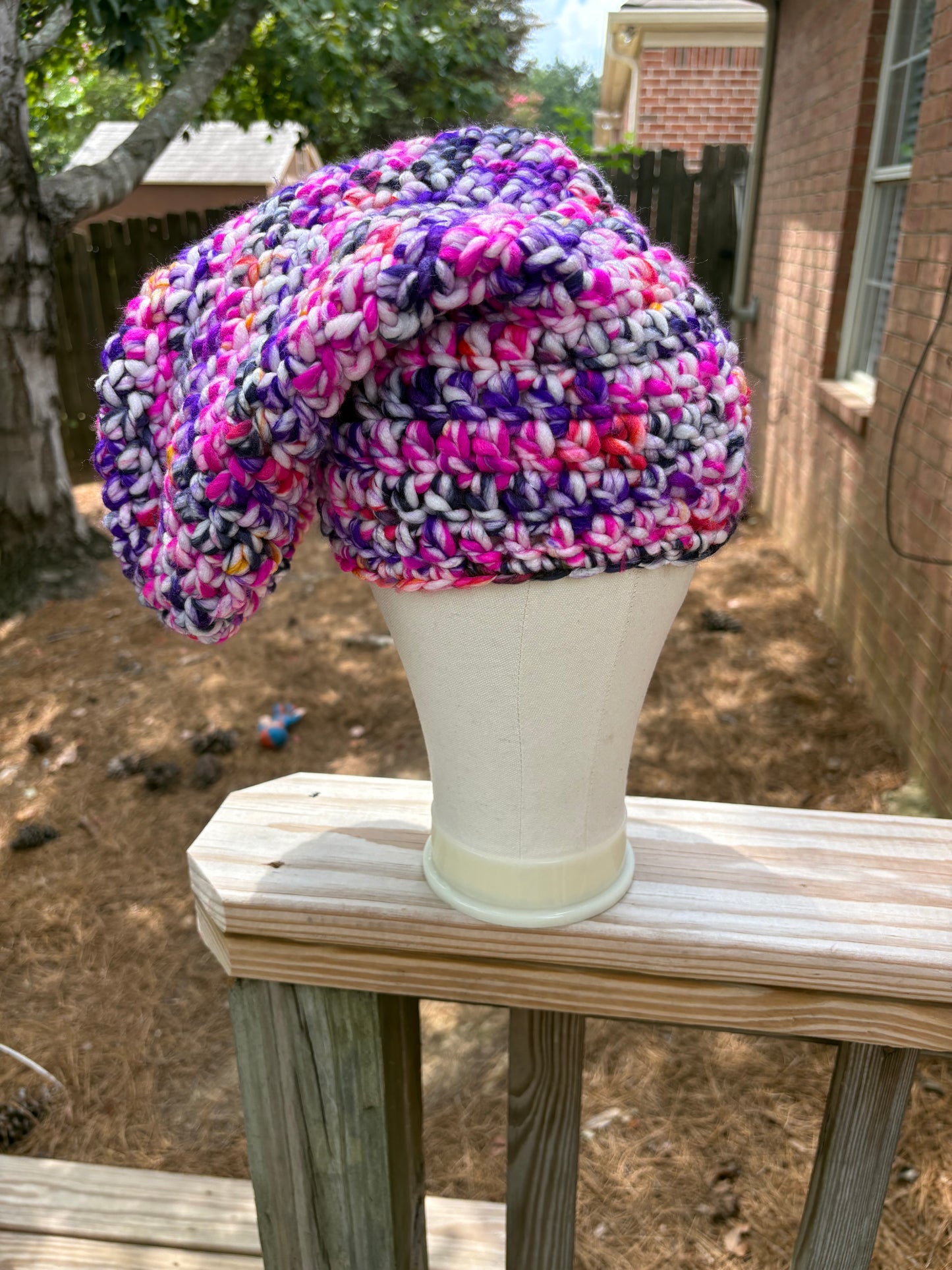 Moss Large Chunky Slouchy Beanie