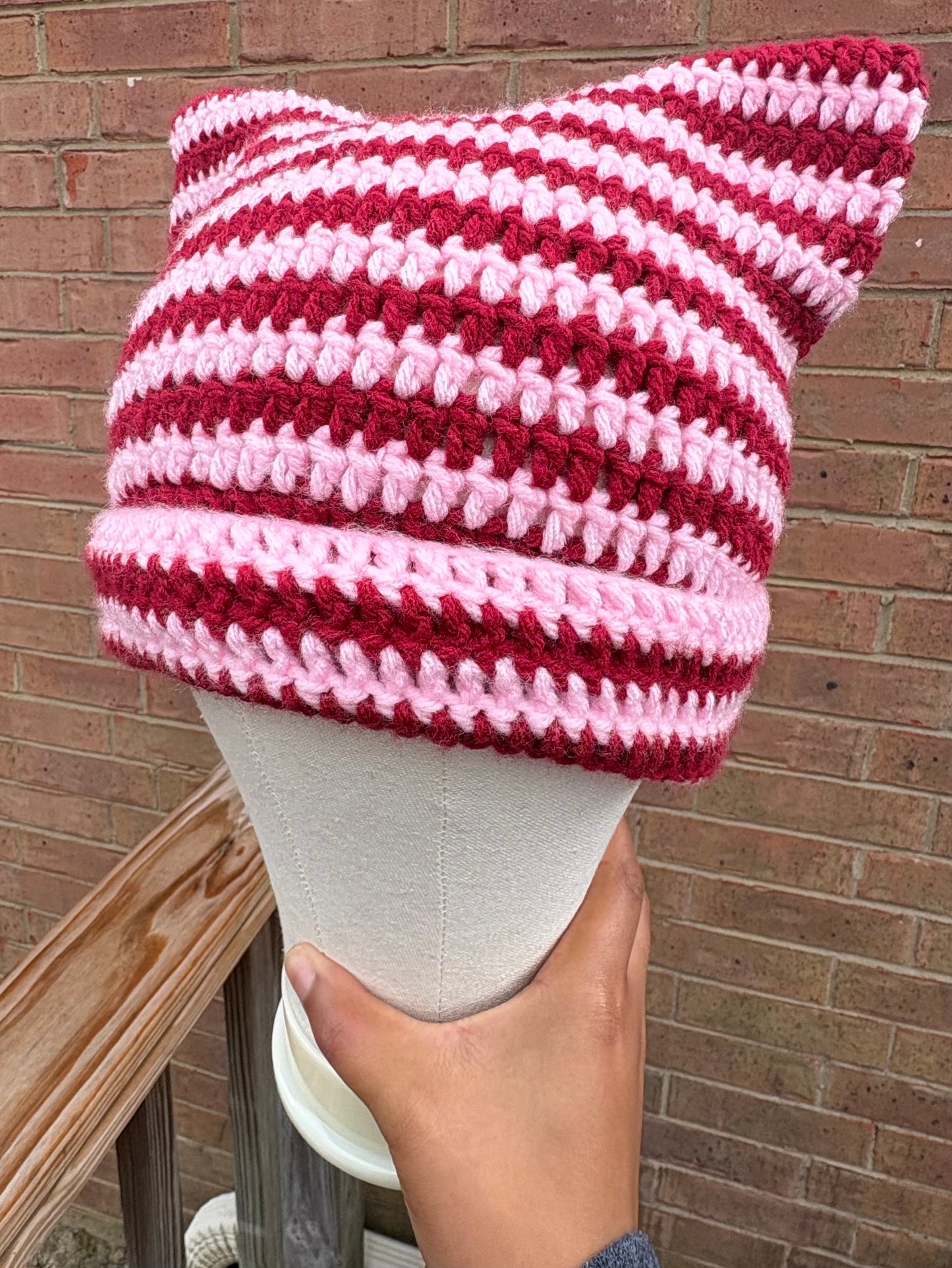 Valentine Cat Ear Beanie