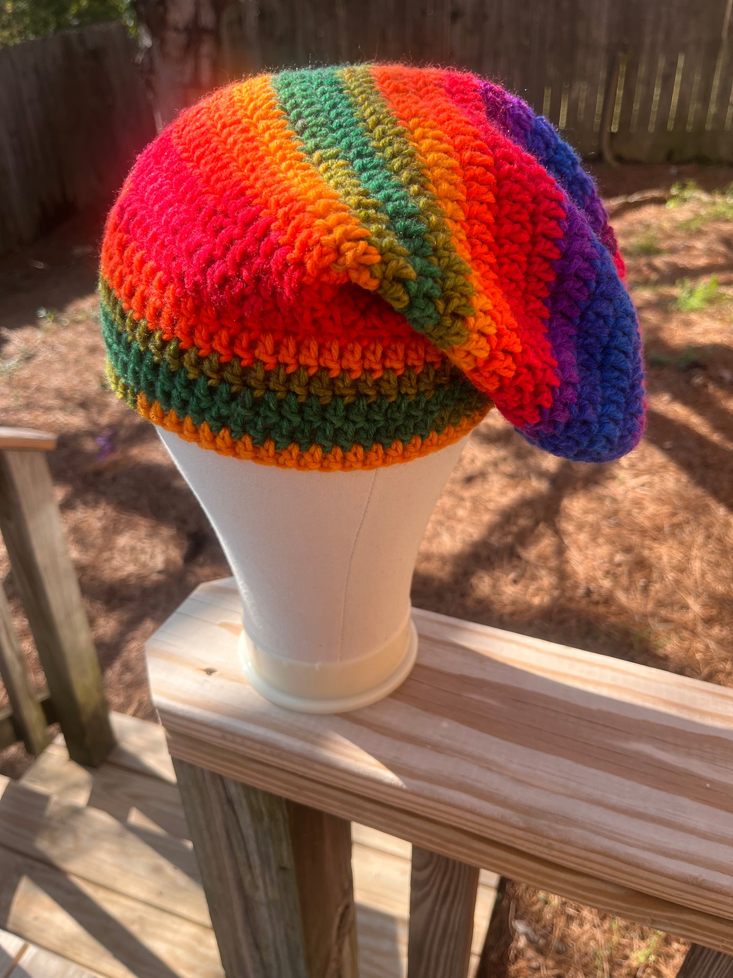 Tropical Large Slouchy Beanie