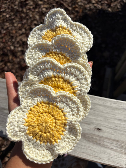 Daisy Flower Coaster