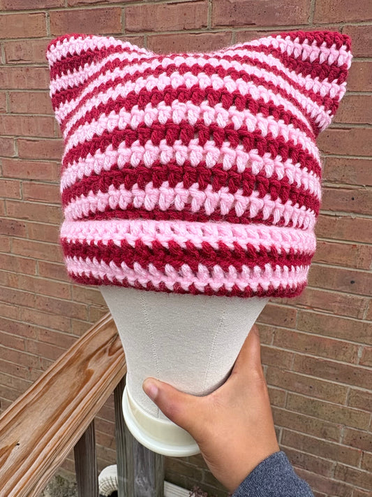 Valentine Cat Ear Beanie