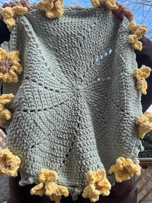 Sunflower Bouquet Blanket