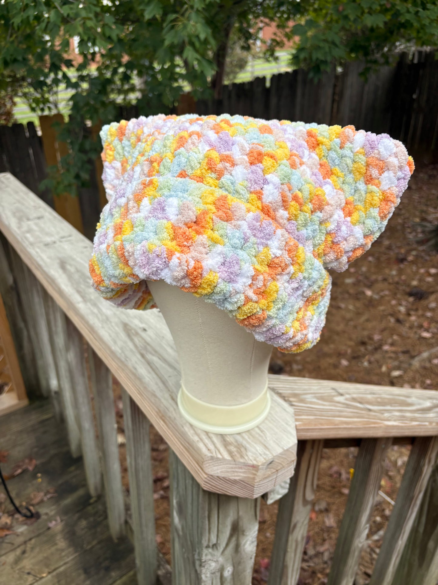 Bloom Cat Ear Chunky Beanie