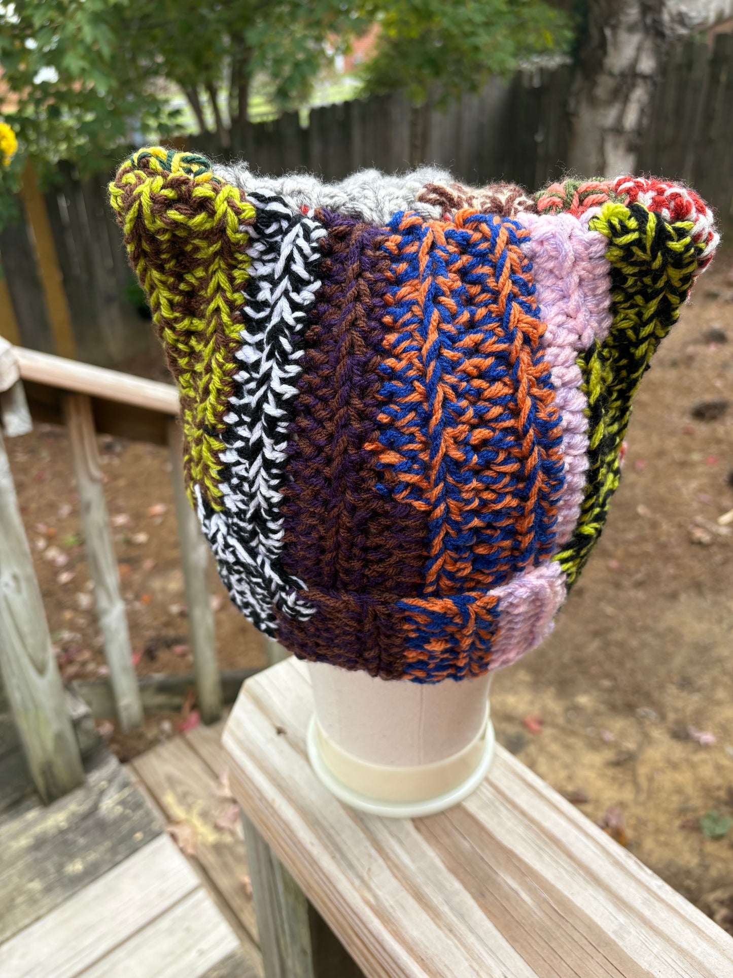 Kirby Ripple Cat Ear Beanie